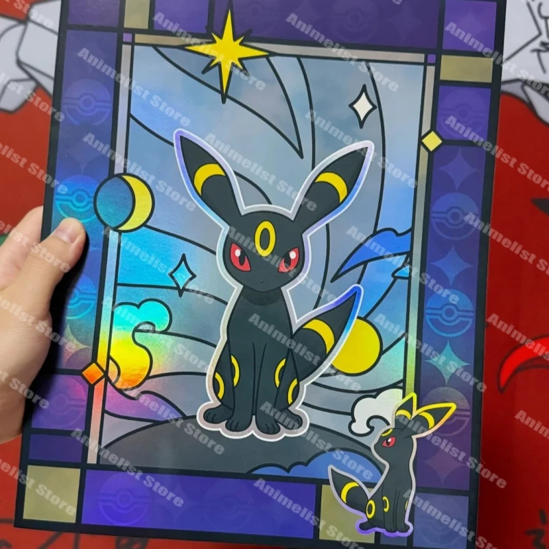 Tarjeta Ptcg Original, paquete de gemas Vol2, colección de tarjetas PokéMon, álbum Leafeon Umbreon Eevee, colección de tarjetas, folleto, tarjeta Tcg