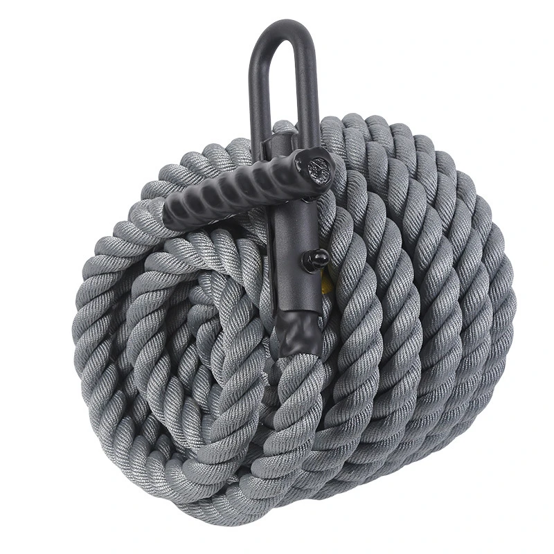 Factory Supplies High-strength Nylon Sled Pull Ropes 50ft Adjustable Comfortable Grip Fitness Resistance Training
