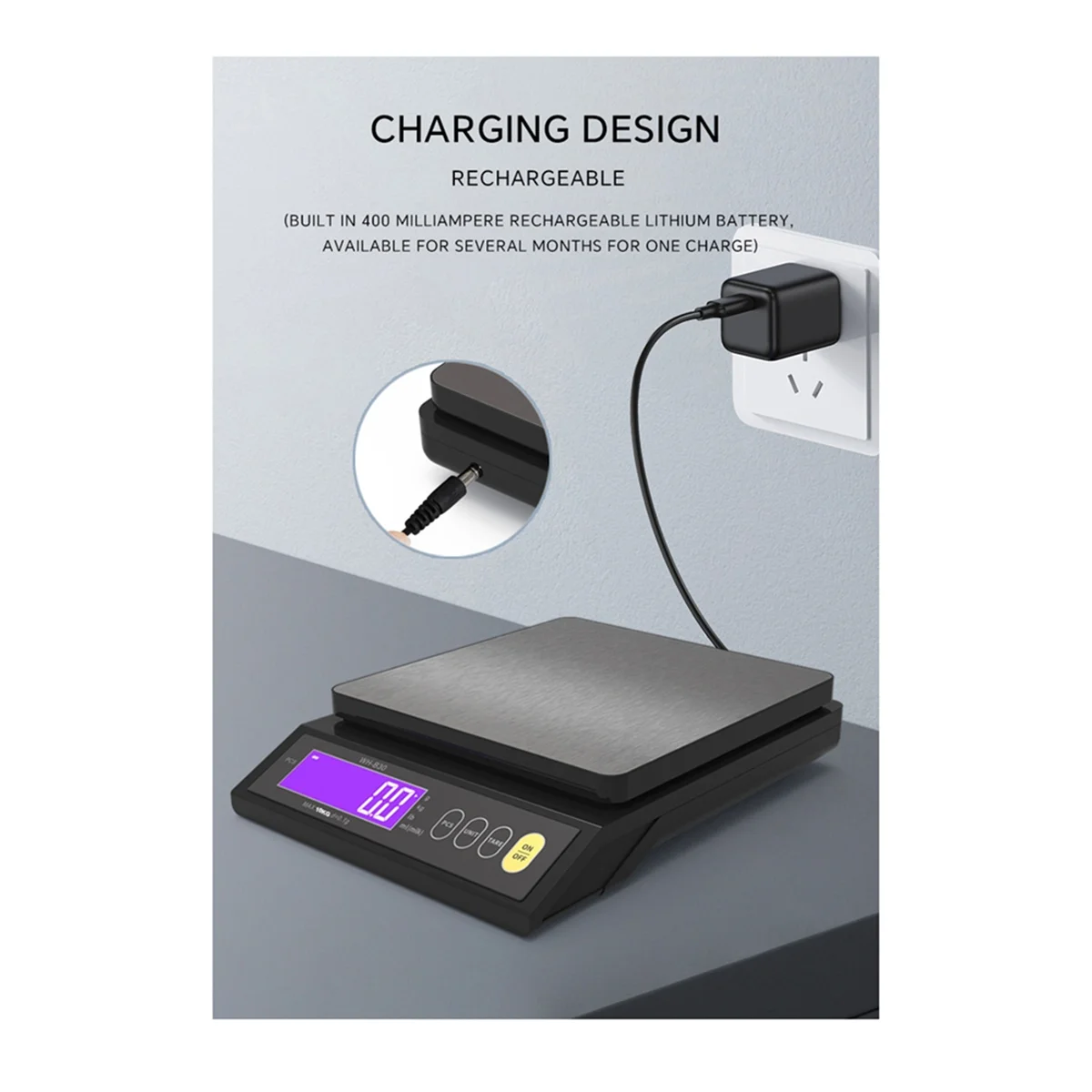 Il nuovo strumento di cottura per pesatura di misurazione multifunzione in acciaio inossidabile da cucina elettronico digitale da 10 kg/0,1 g con display LCD
