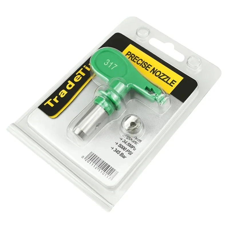 فوهة أطراف بدون هواء من سلسلة 2-5 عالية الضغط مع واقي 7-8 فوهة لأدوات رذاذ الطلاء بدون هواء Wa9ner