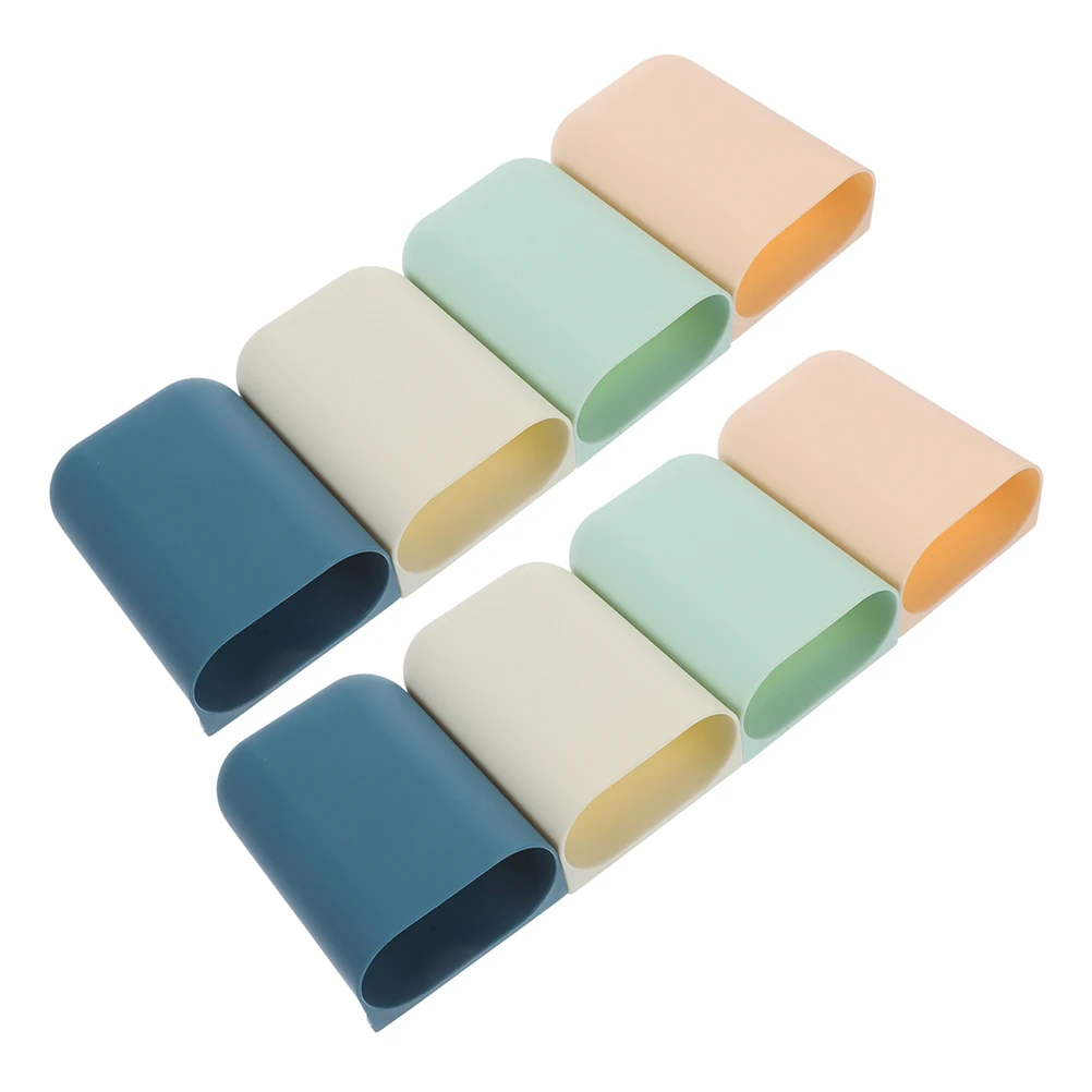 

8 Pcs Desktop Storage Box Hanging Cup Holder Organizer Cups Multifunction Car Rubbish Bin Plastic Flower Pots