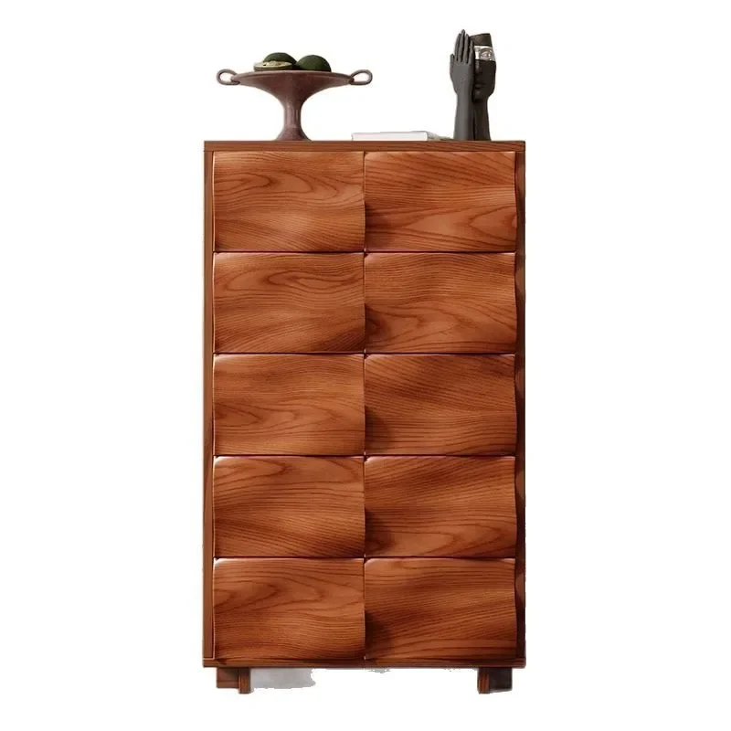 

cabinet living room retro, card door cabinet combination solid wood large locker bedroom bedside cabinet