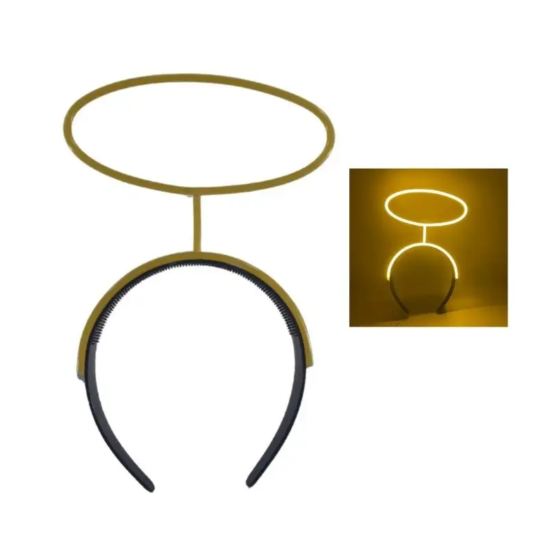 652F Reusable LED Illuminated Headwear For Theater Performances Comfortable Nylon Suitable For Extended Wear