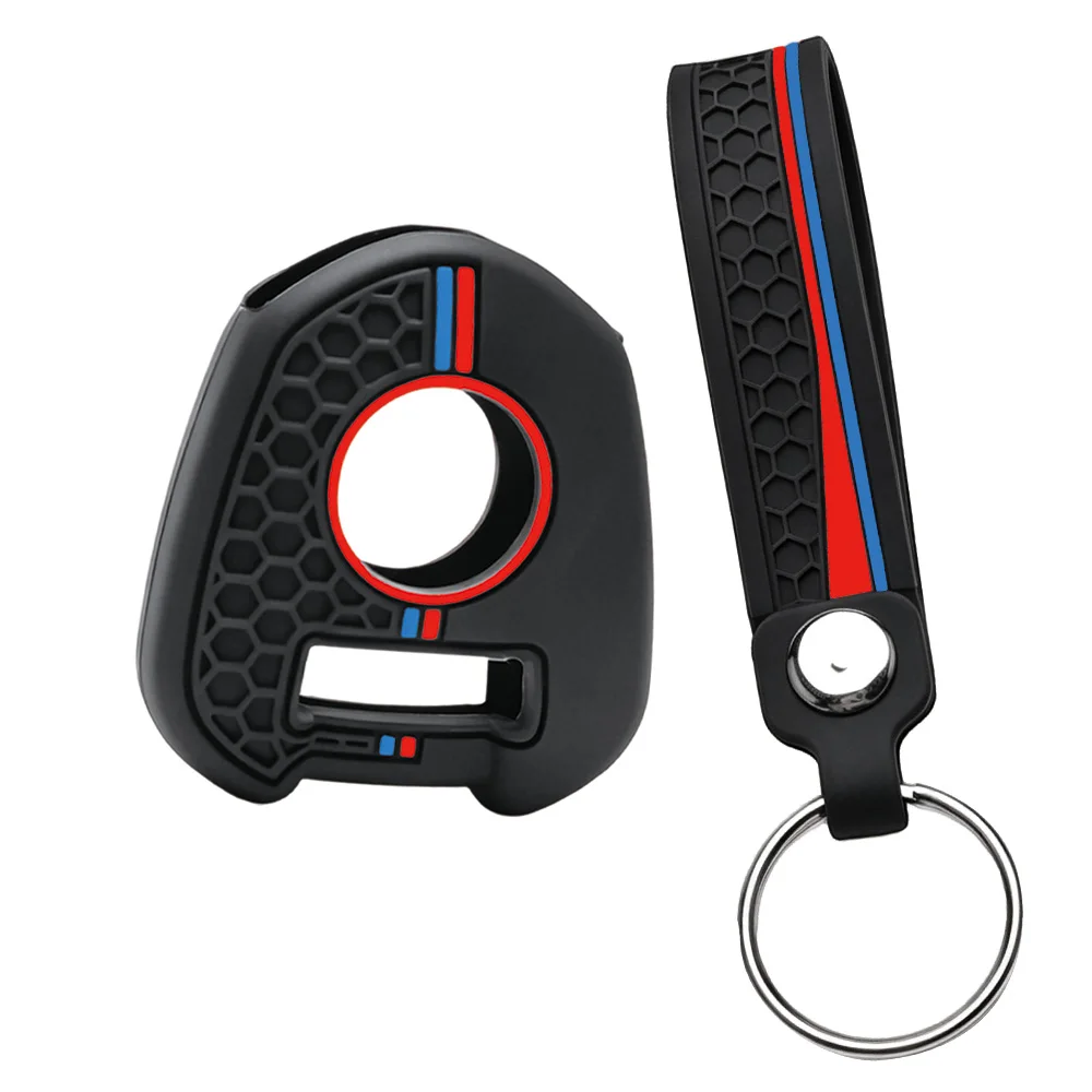 remote fob case For Honda CB650R CB400 CB500F CB500X CB300R CBR600RR CBR1000RR NC750X VFR800 with finger loop and key ring