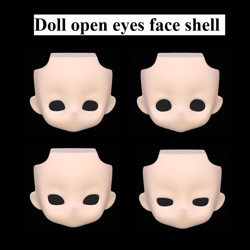 GSC Cartoon Doll Accessories  Open eye hole Blank Face Shell DIY Animation Character Alter Face makeup Replacement Accessories