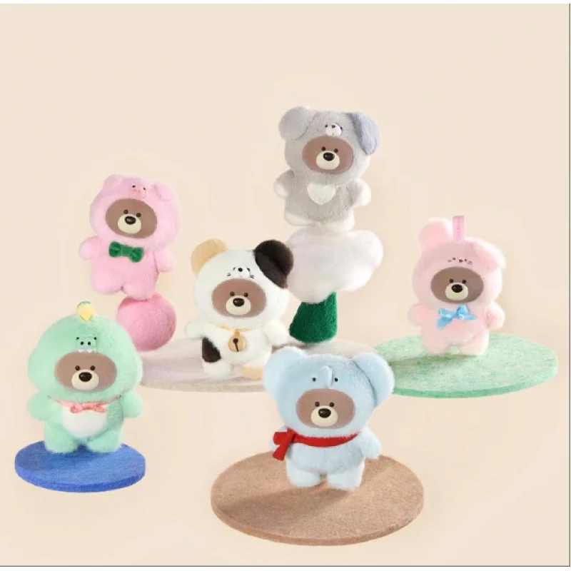 

Серия плюшевых подвесок Miniso Gifford Bear, слепая коробка, милый подарок