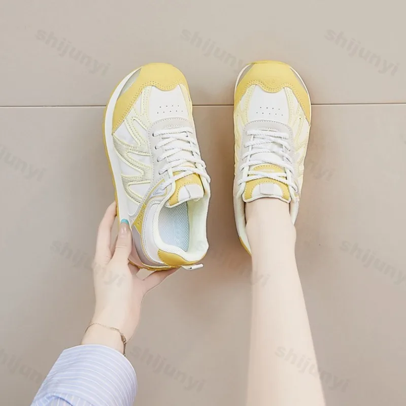 

Women's Casual Sport Shoes New Fashion Round Toe Comfortable Breathable Chunky Sneakers Daily Leisure Versatile Vulcanize Shoes