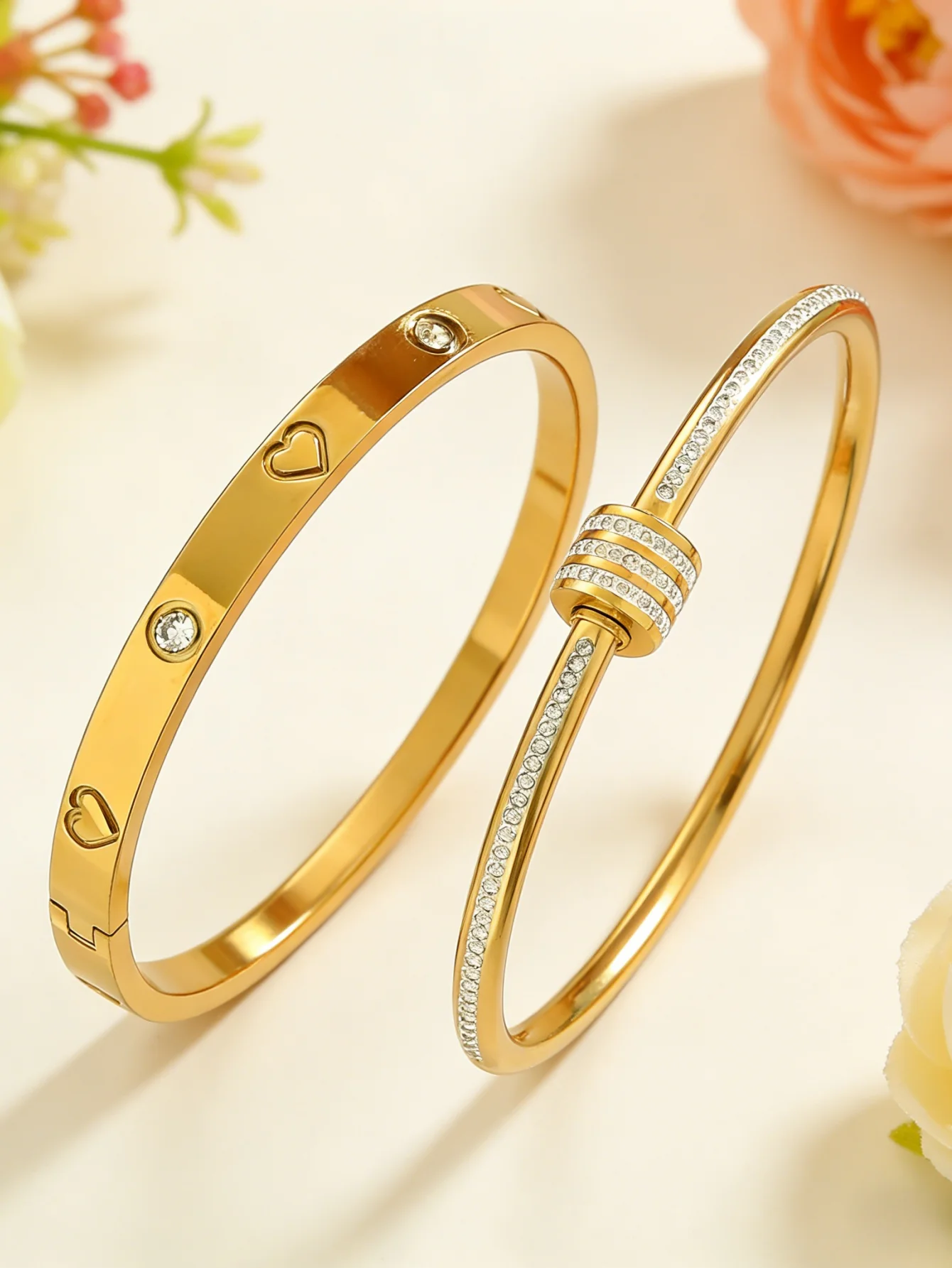 Set Gelang Baja Tahan Karat Be - Women'S Holiday Formal Wear ulasan dan harga