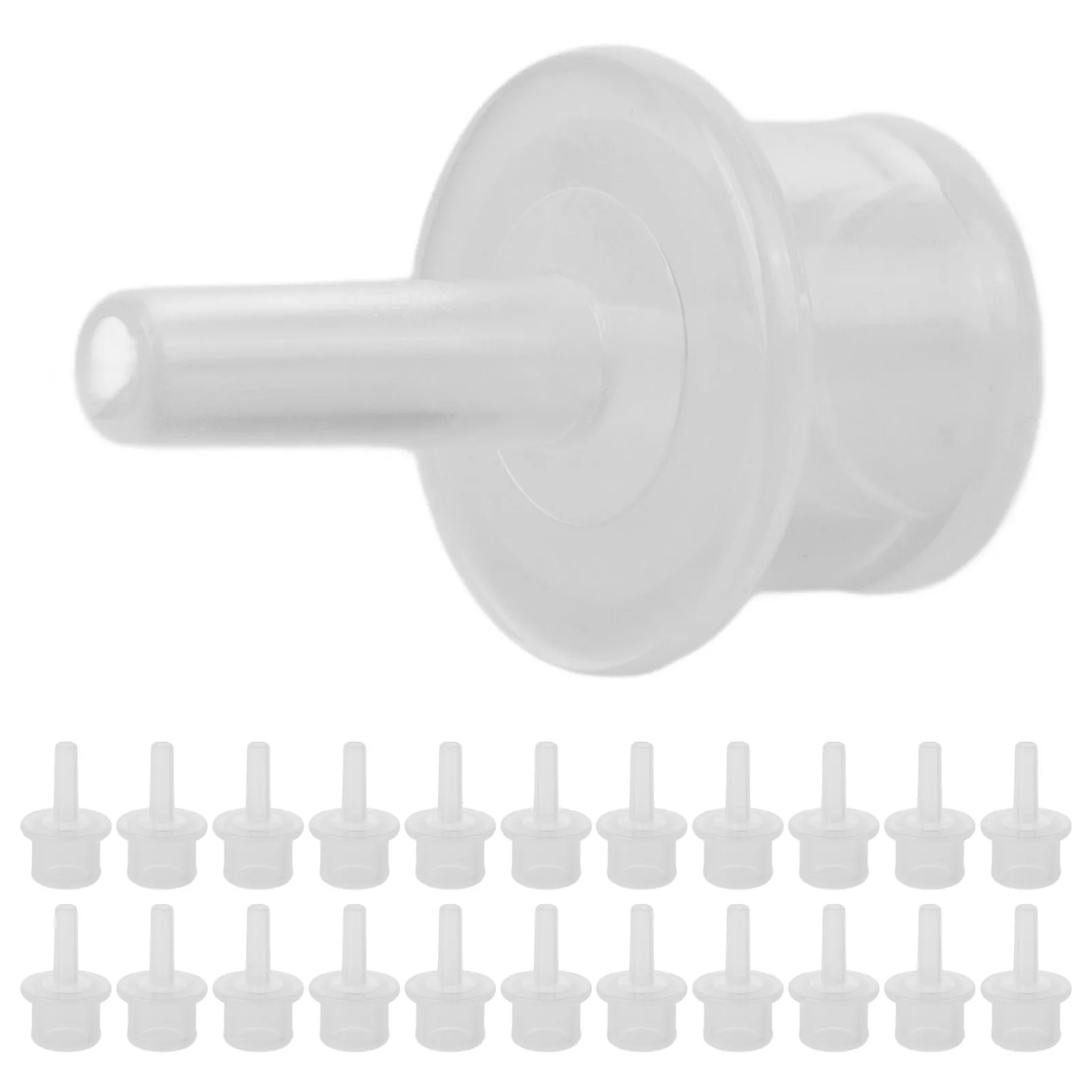 

50 Pcs Straw Connector Bottle Nipple Feeder Accessory Adapter Pacifier and Baby