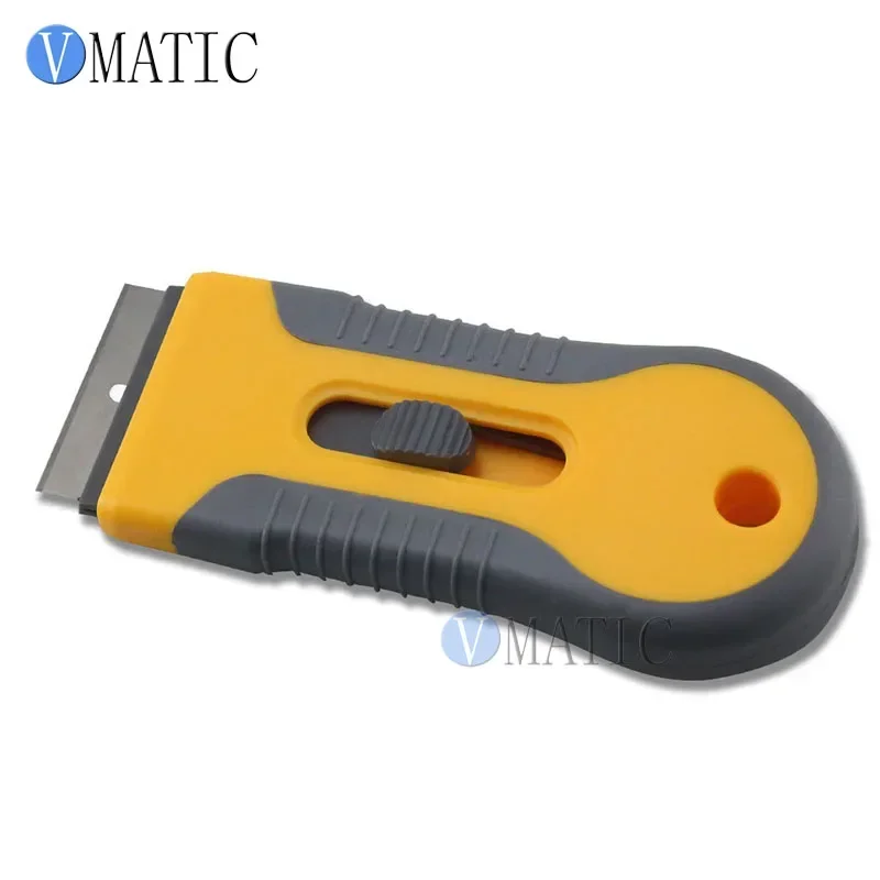 ‌Professional 5-in-1 Ceramic Scraper Kit | Carbon Steel Blade for Window Tint/Oven Paint Removal | Auto Glass Glue Cleaner Tool