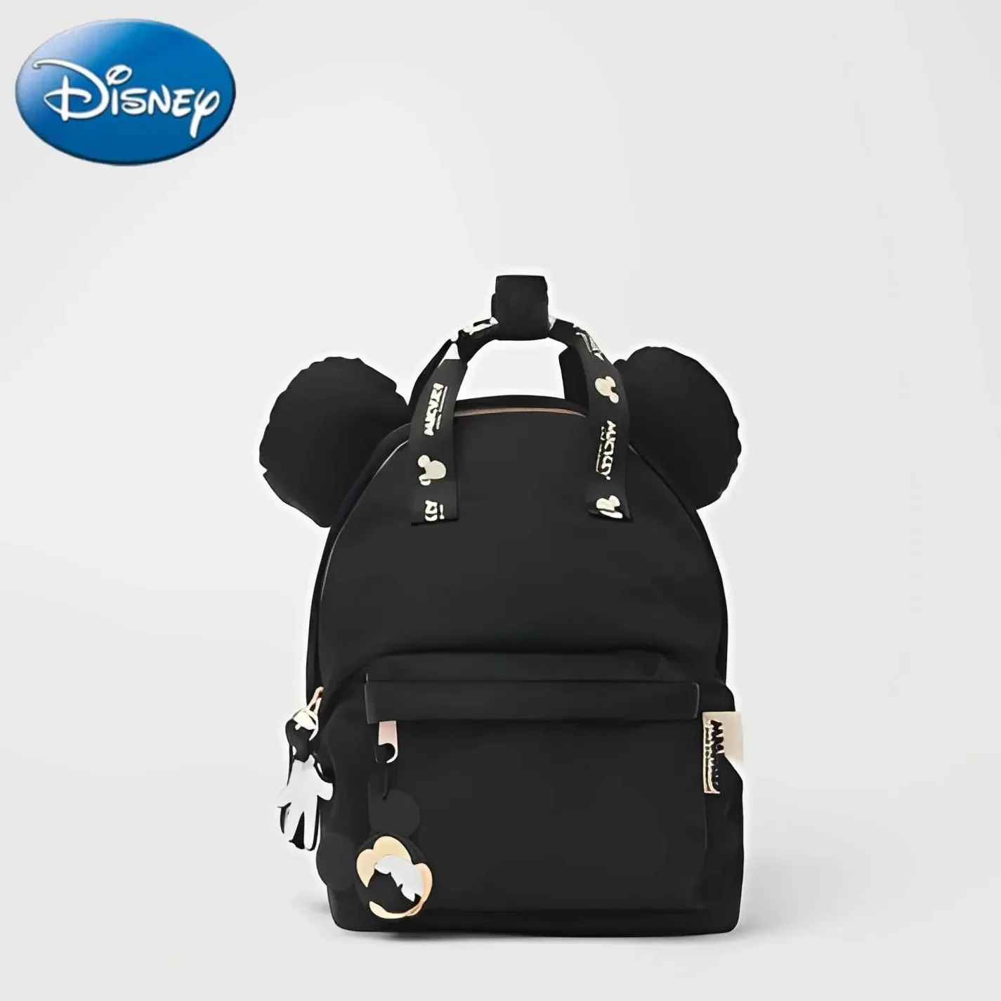 2025 Fashion Large Capacity Backpack Girls Mochila Disney Mickey Mouse Cartoon Fashion Backpack Women\'s Minnie Canvas School Bag