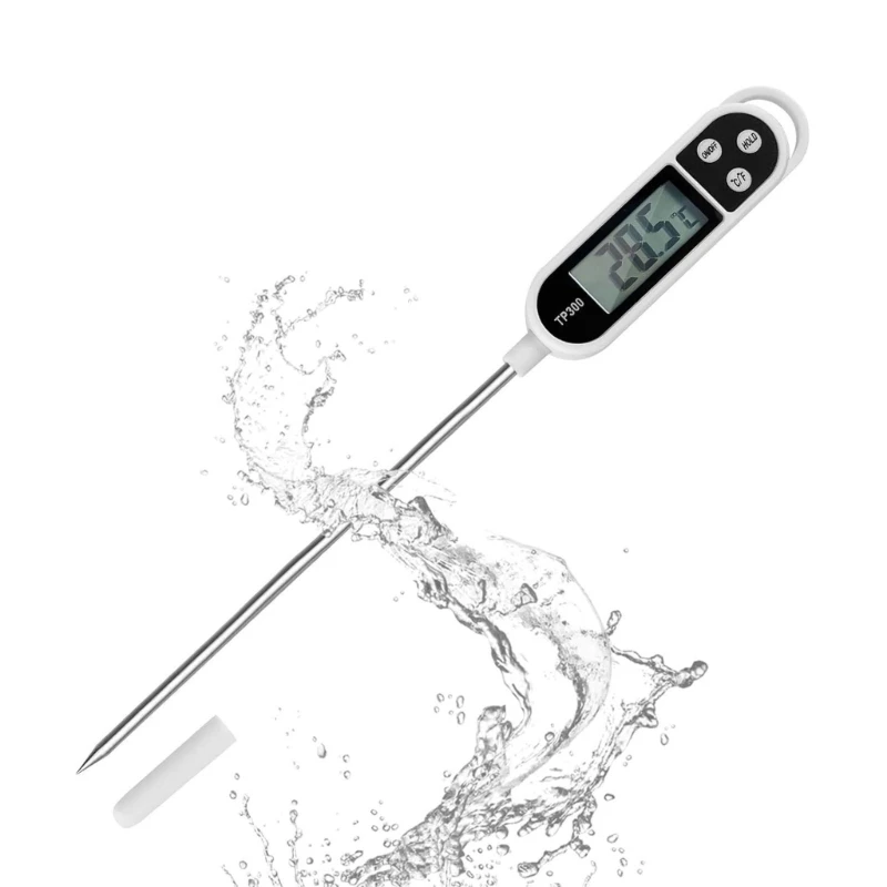 Instant Read Digital Thermometer with Heat resistant Clip Measure and Monitor Temperature for Baking Cooking DropShipping