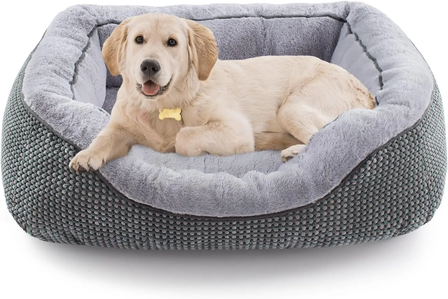 

Medium Dog Beds for Medium Dogs Washable, Rectangle Dog Bed Medium Size Dog, Orthopedic Dog Bed, Warming Soft Calming Sleeping