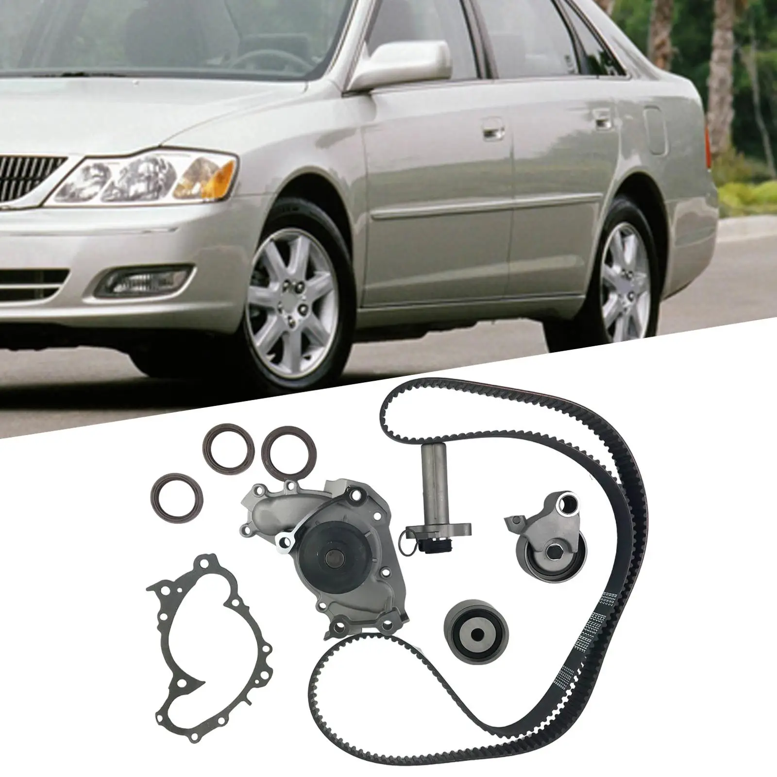 

Timing Belt Kit with Water Pump Auto Accessories Easy to Install High Performance for Lexus ES300 1994-2001 RX300 1999-2003