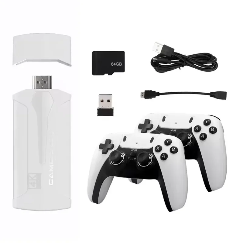 

M15 Game Stick Mini TV Handheld Game Classic 4K Retro Game Wireless Controllers HD Output Gaming Consola for PS1 Arcade