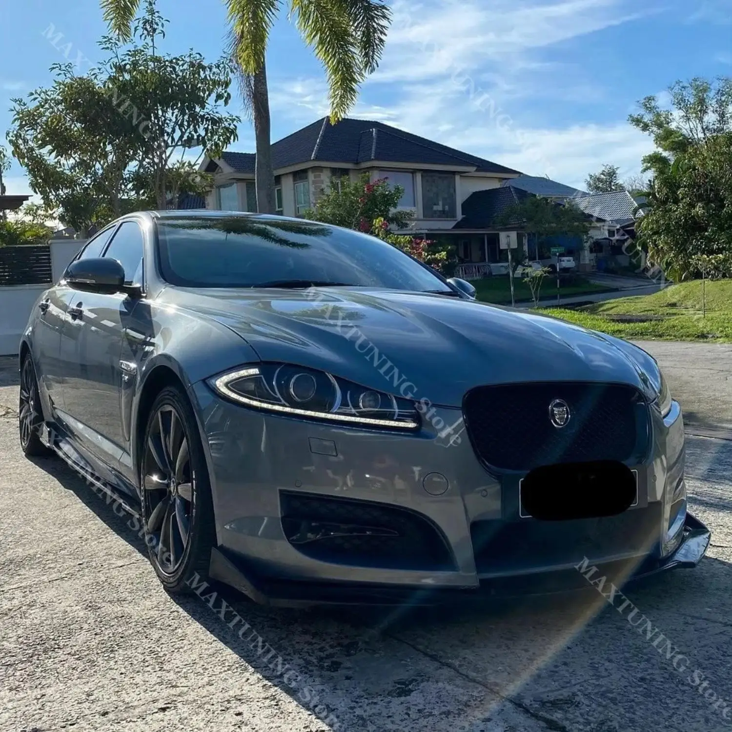 Für Jaguar XF 3.0 Sportbrake 3.0 V6D 500 600X250 Facelift 2012-2015 Frontschürze Lip Spoiler Splitter Diffusor körper Kits Tuning