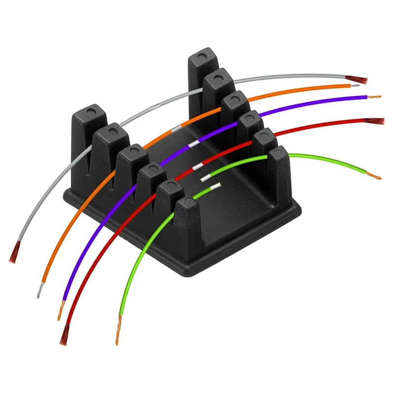 Wire Holder for Soldering Plastic Soldering Stand Helping Hands Soldering Station Clamp 5 Slots for Various Size Wire [lMr A83]