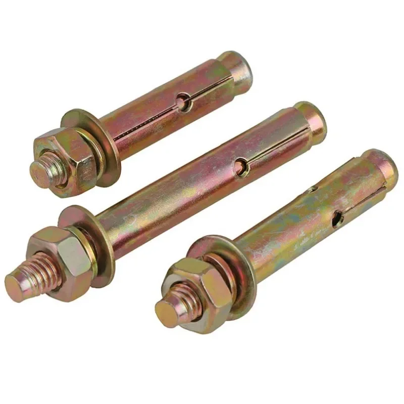 Carbon Steel Color Galvanized M6 M8 M10 M12 M14 M16 M18 M20 Hexagonal Head Expansion Screw Expansion Concrete Sleeve Anchor Bolt view 5