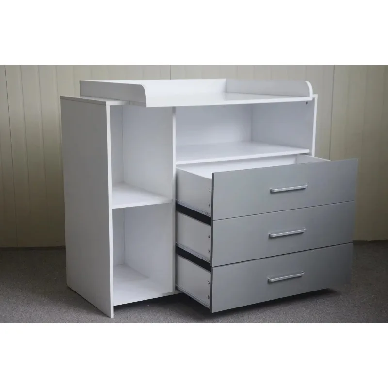 Baby changing table 3 drawers storage