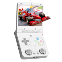 MIYOO Flip V2 Handheld Game Console 3.5''IPS Screen Retro Compact Portable Game Machine for On-the-Go Entertainment Players Gift