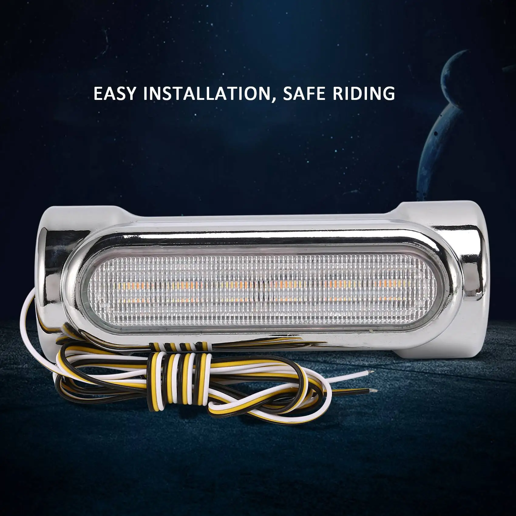 A96E-Motorcycle Led Highway Bar Switchback Driving Light/Turn Signal Light For