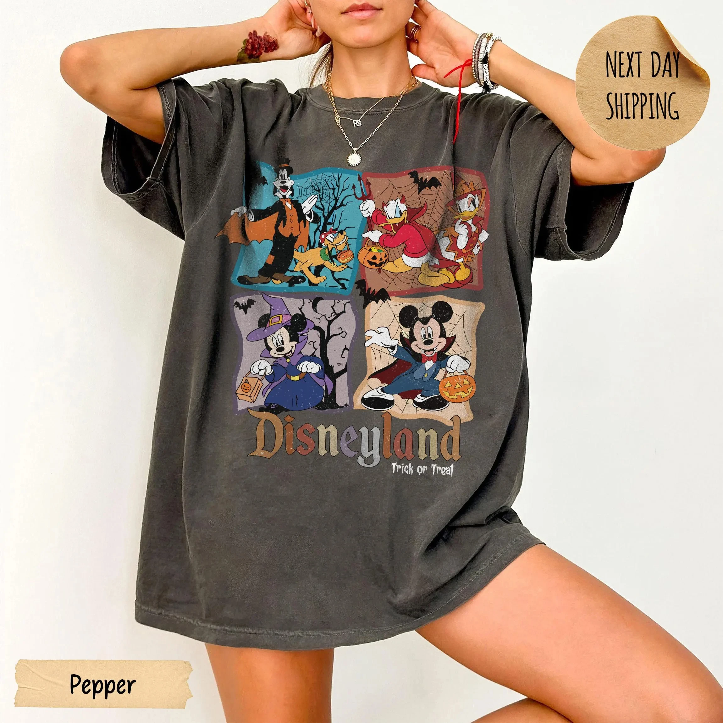 Camisa de truco o trato de Disneyland Camisa de Halloween de Mickey Camisa de Halloween de Disney Camisa de truco o trato de Disneyland Etsy Australia