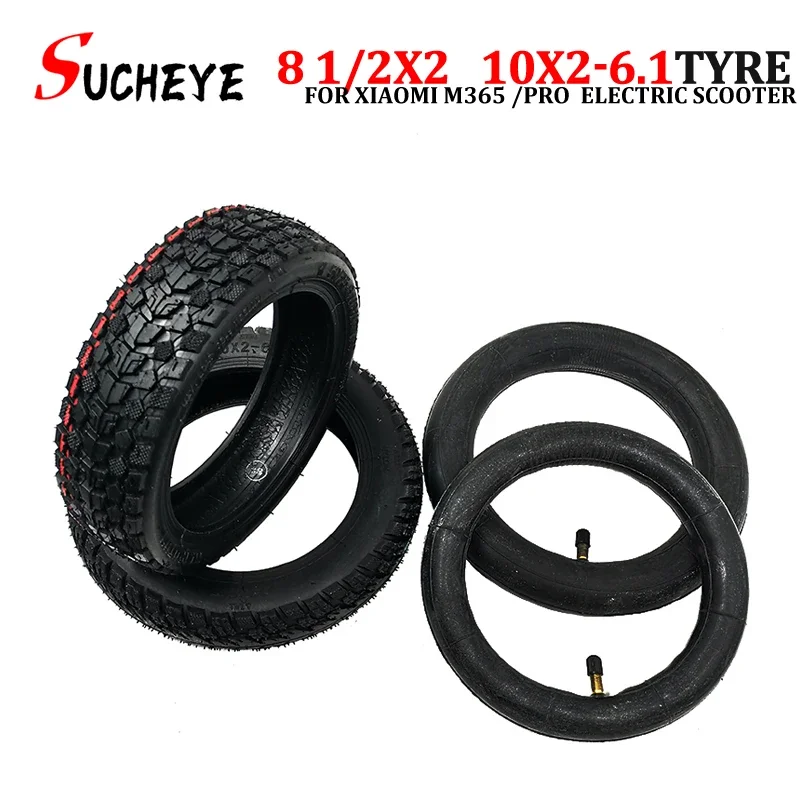 8,5 Zoll 50/75-6,1 Off Road Tubeless Reifen 8 1/2x2 Innenrohr für Xiaomi M365 1S Pro2 Elektroroller 8,5" Anti-Rutsch-Radreifen
