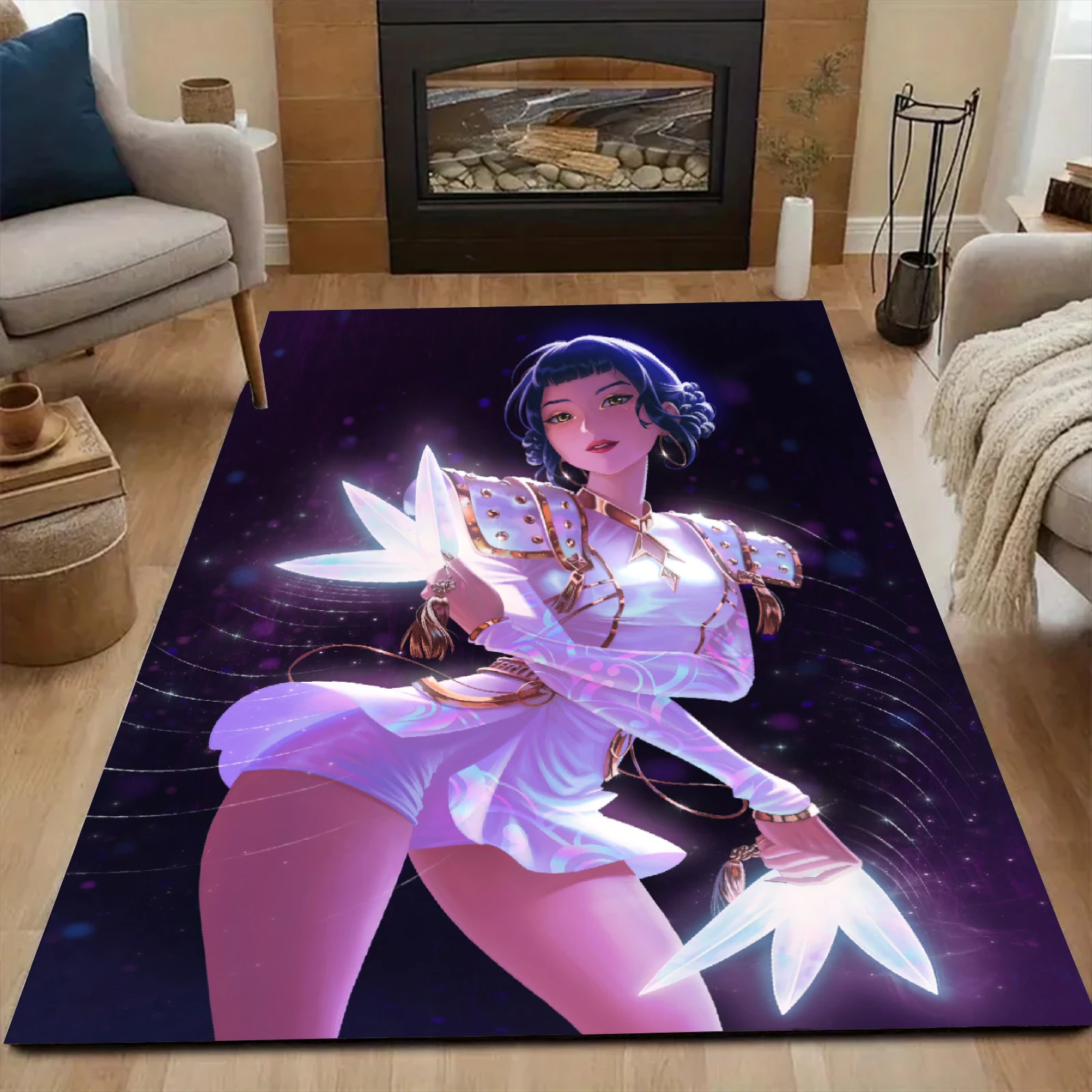 سجادة سجادة مزخرفة من شيطان هنتر لغرف المعيشة وغرف النوم والمداخل ومناطق الطعام بالإضافة إلى ساحات الباحات الخارجية والحدائق #6