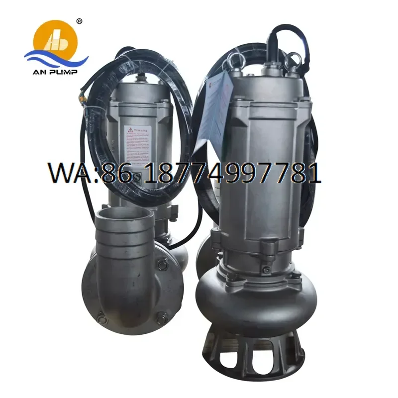 custom Non Clogging Sludge Submersible Pump Sewage Waste Water Pump