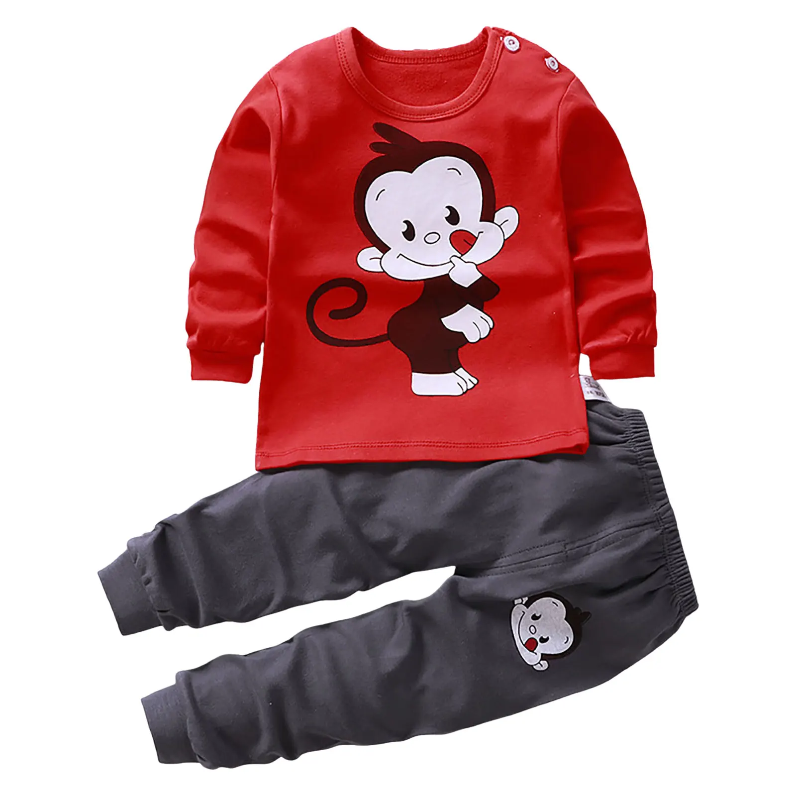 

Boy Summer Clothes Toddler Baby Boy Outfits Long Sleeve Sweatshirt Pant Set Clothes Set For Fall Winter 5 Year Boy Suit