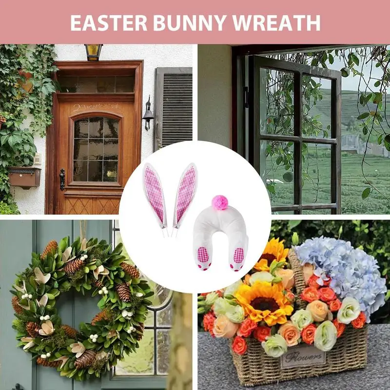 Bunny Butt Bunny Wreath Attachment Cute Easter Comic Rabbit Garland Attachmet Easter Wreath Attachment Spring Wreath for Easter