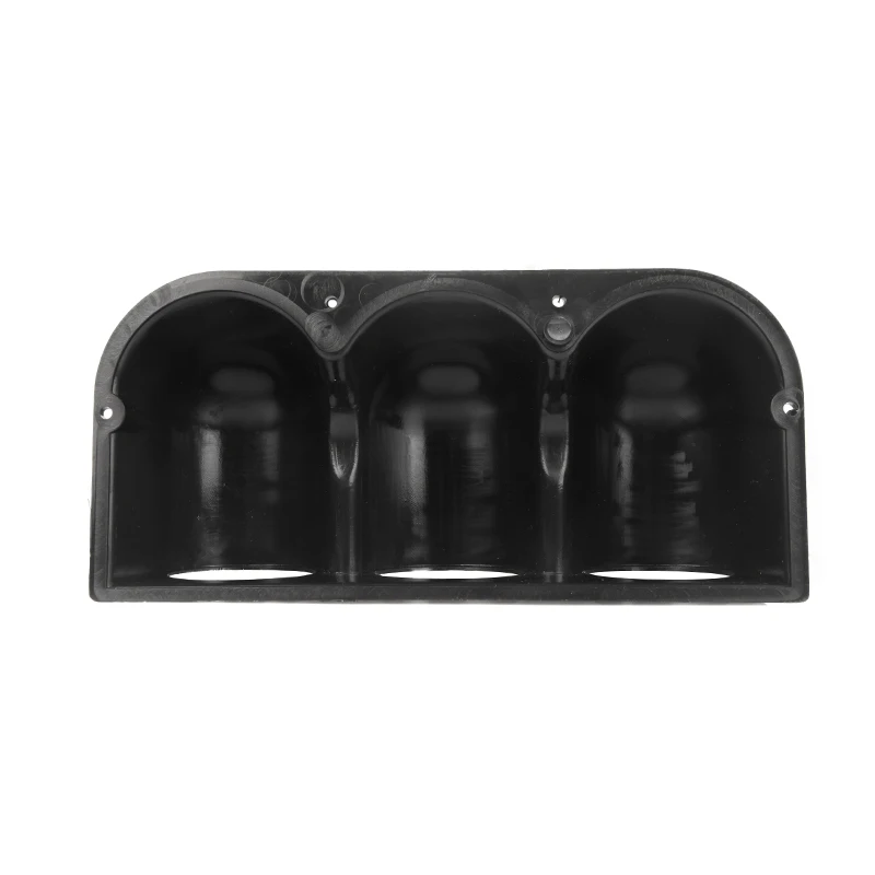 Triple Three Auto Car Gauge Meter Pod Holder Cup Mount Gauge Holder for Holding Three Automobile Gauges 2in/52mm Diameter
