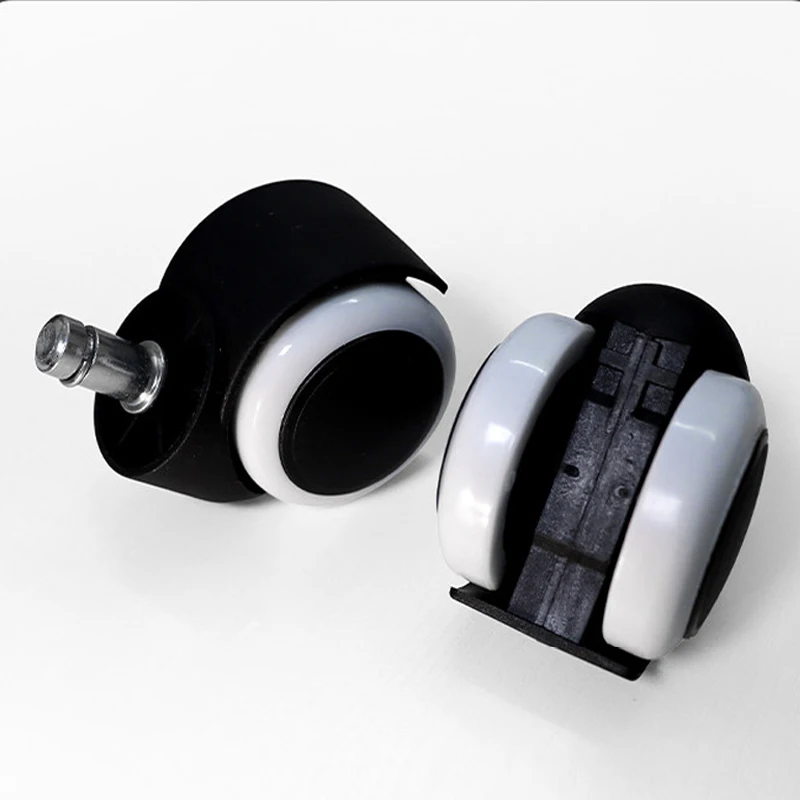 5pcs-office-computer-chair-caster-2-inch-pu-large-shift-wheel-boss-chair-pulley-swivel-chair-card-spring-universal-wheel-silent