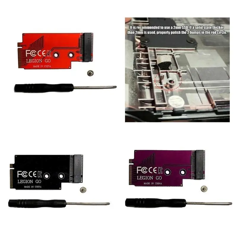 

Y1UB for Legion Go Modification Board M.2 NVME Adpater for NVMe SSD Transfercard Modification Board