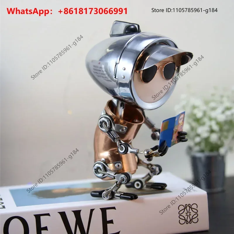 Steam wind robot atmosphere lamp friends, boys and girls, senior teenagers, creative birthday gifts for school start