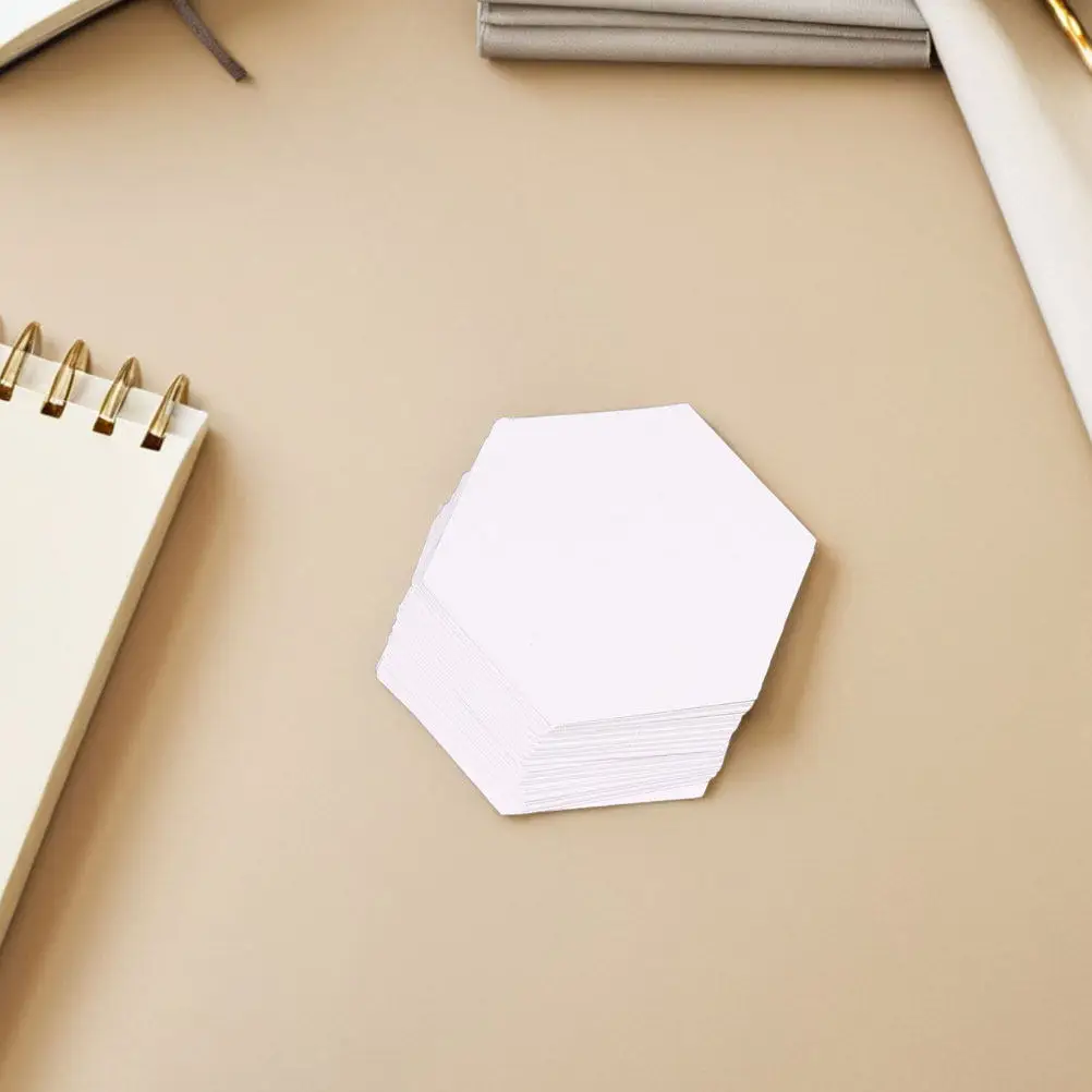 

400Pcs Hexagon Patchwork Paper Templates Quilting Piecing Tools for Sewing Crafts Accurate Cutting Versatile Material