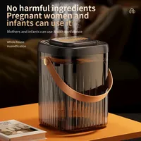 3L Air Humidifier 3 Nozzles Smart Cool Mist Humidifier For Home Bedroom Office night light USB Humidifier Diffuser