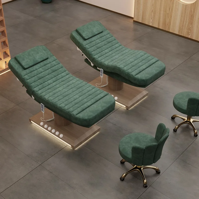 

Hot Sale Top Quality European Style Folding Beauty Salon Bed Modern Luxury Salon Electric Massage Bed for Beauty Salon