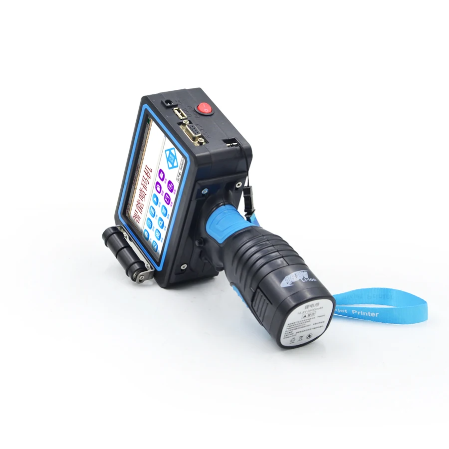 

Tij 127mm Printer Expire Date Batch Number Coding Machine Round Bottle Paper Box Hand Held Inkjet Portable Inkjet Printer