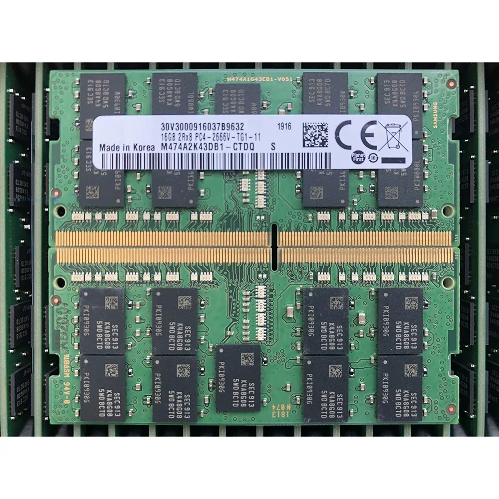 NAS DS1621xs+ 2419+ RAM 16G DDR4 2RX8 2666 ECC SODIMM 16GB Storage Memory For Synology