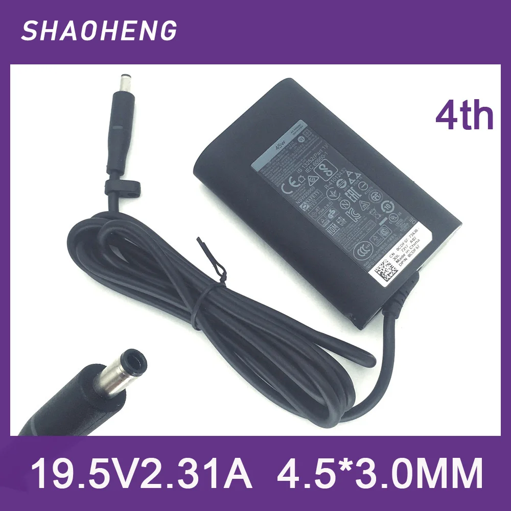 Cargador original de 45W para portátil Dell Inspiron 15 5551 5552 5555 5558 5559 5565 5567 5568 5578 7558 7568 7569 7579, adaptador de CA
