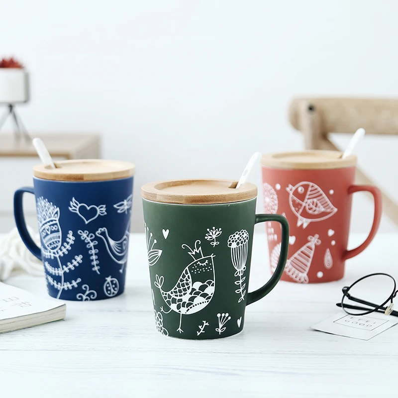 

Nordic Aesthetic Travel Mugs Fashion Minimalist High Quality Breakfast Cups Coffee Mugs Ceramic Creativity Tasse Mug Cute Cup