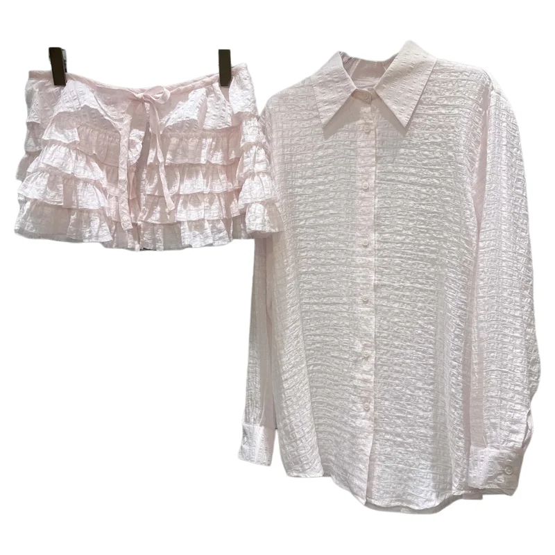 

Сладкий и пряный пояс для девочек, комплект из легкой ткани, осенний новый модный женский наряд