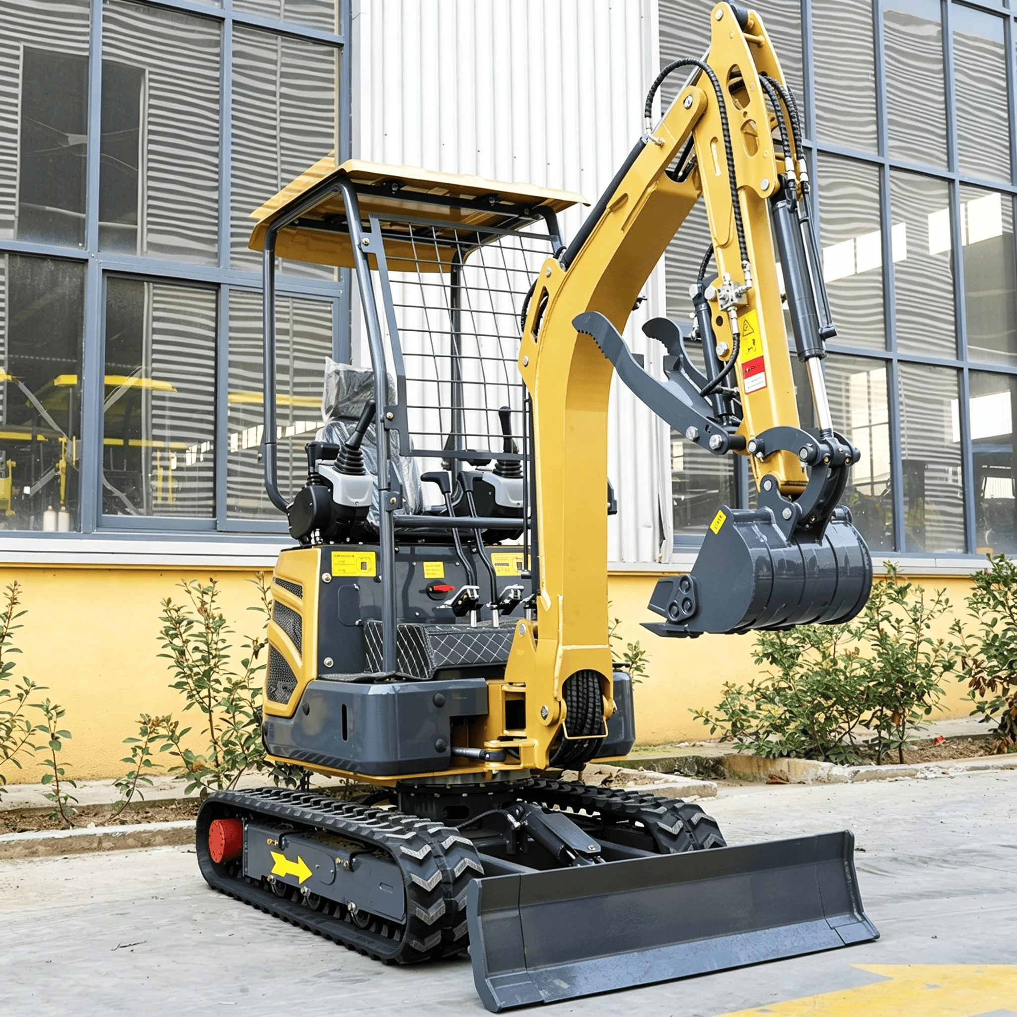 Crawler Excavator 1.8 Ton Mini Bagger Micro Digger Hydraulic Earth-moving Machine CE EPA Euro 5 Customized
