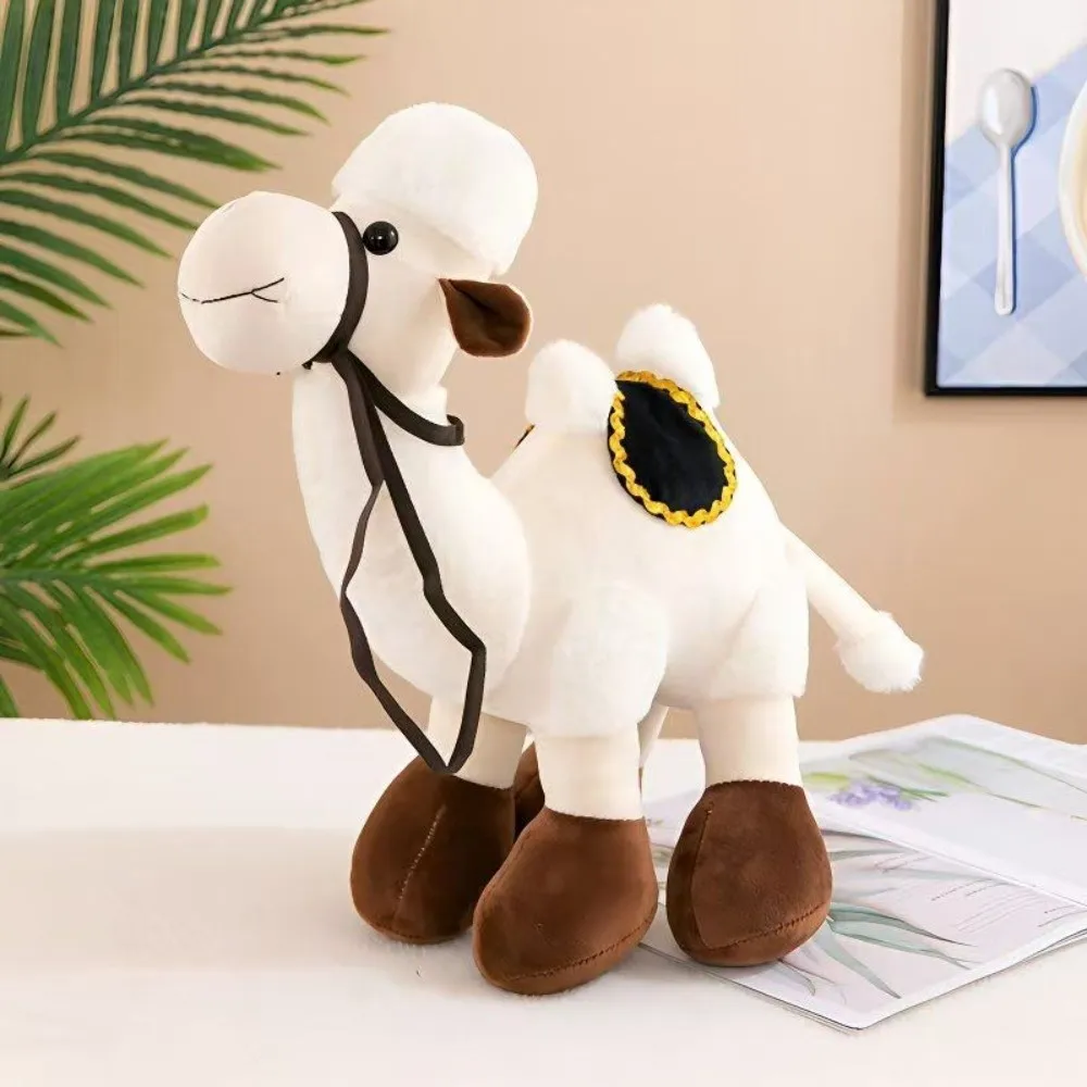 

Soft 30cm Camel With Saddle Double Hump Simulation Animal Desert Travel Soft Travel Hump Home