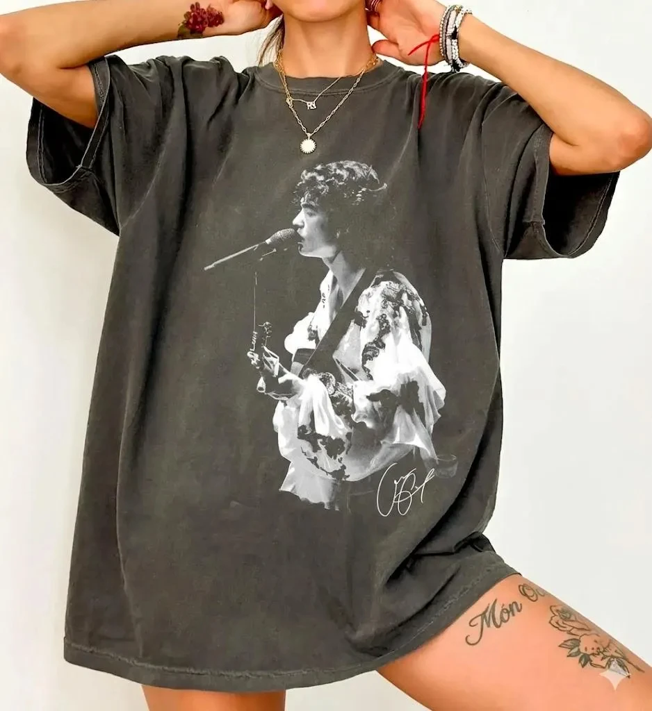 Conan Gray Wishbone Tour 2026 Graphic T Shirt Vintage Washed Oversized Cotton Short Sleeve Unisex Pop Singer Fan Gift Streetwear