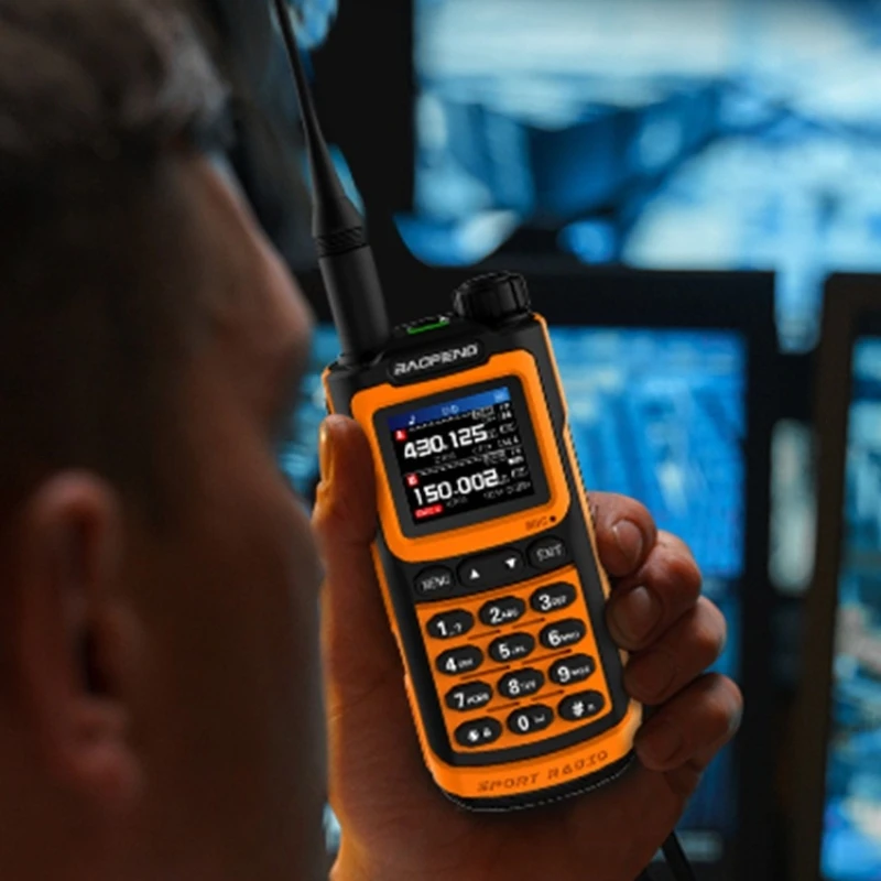 Baofeng UV-20 Walkie-talkie à prova d'água à prova de queda de alta potência Bateria de grande capacidade em espera duradoura Intercomunicador portátil ao ar livre