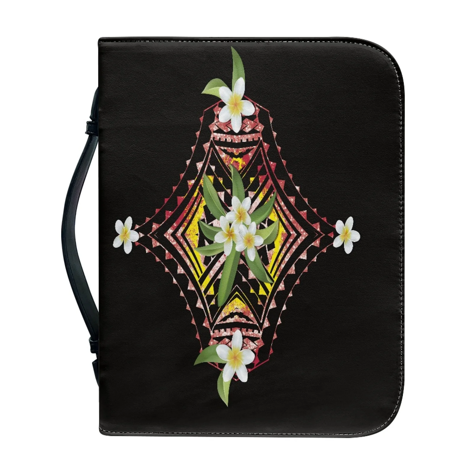 XIXIRIMIDO Floral 2026 Collection Bible Carrying Case Bag PU Leather Protective Bible Protective Holder for Church