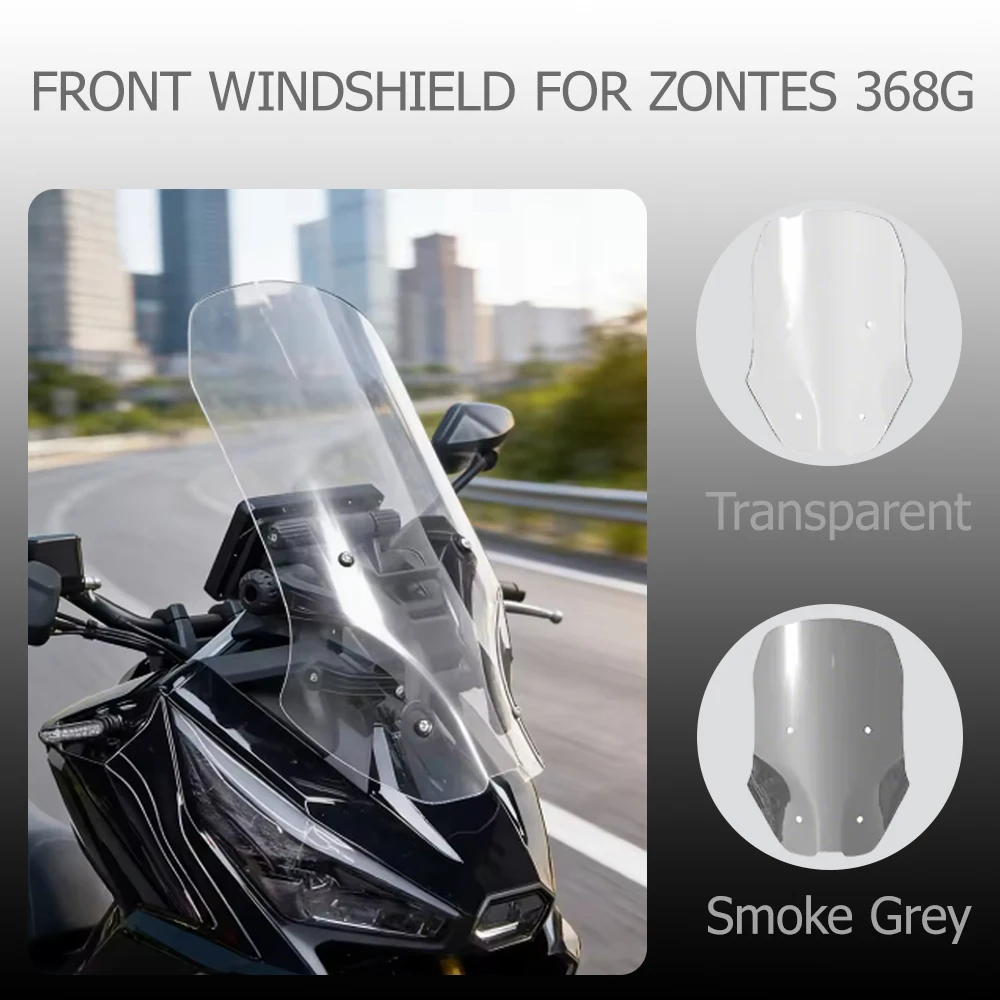 

Motorcycle Windshield Accessories For ZONTES 368G Suitable For Long-Distance Travel ZT-368G Wind Screen Anti-Wind Buffeting