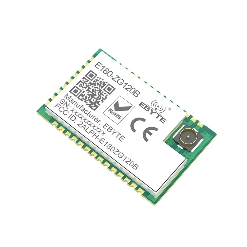 10P EFR32 ZigBee3.0 Stamp Hole IPEX SMD IoT Wireless Transceiver Module E180-ZG120B Smart Home Networking Low Power Transmitter